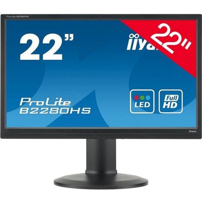 ProLite B2280HS-B1 Ecran LED 22`` Full HD + MC3…