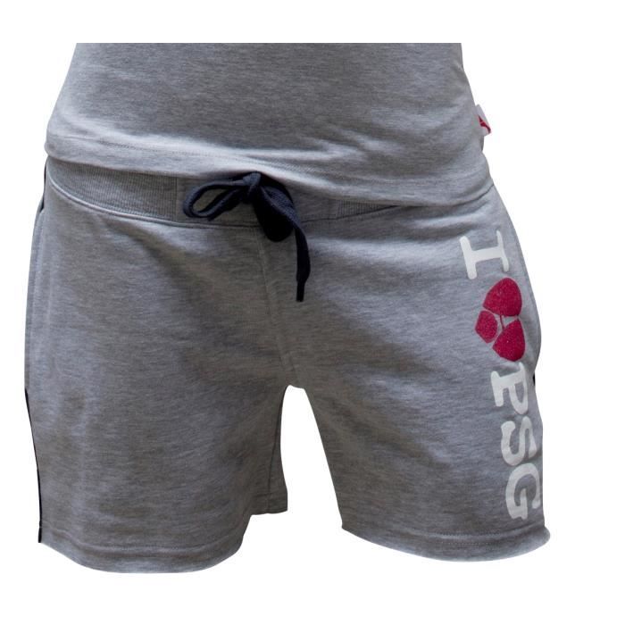 Short molleton PSG femme - Collection officielle PARIS SAINT GERMAIN