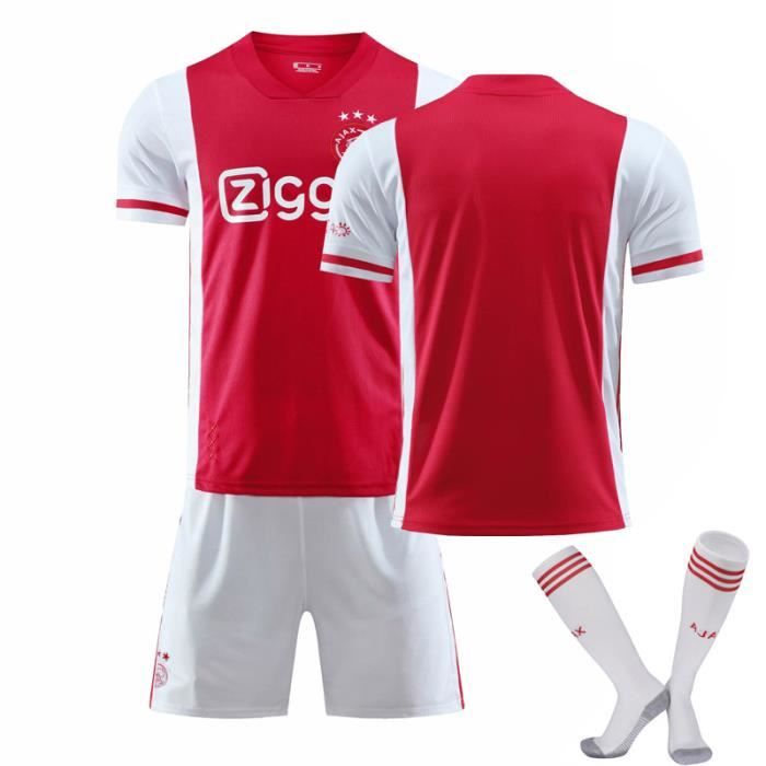 vert 28 New Ajax 20-21 Season Football Jersey Set Men Adult Kids Customized With Socks Training Jersey