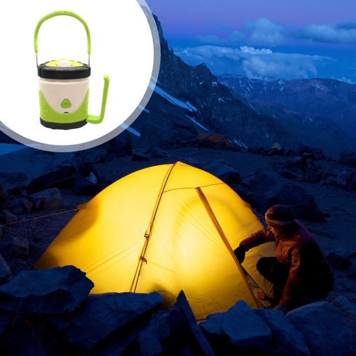Lumière du camping - Lampe de camping rechargeable de la lanterne de camping LED Camping Lampe d'urgence portable