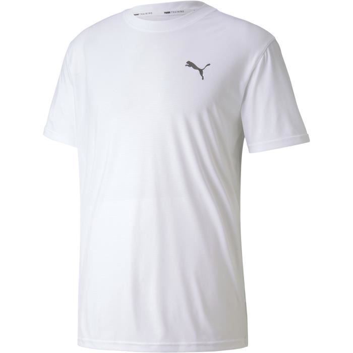 PUMA - T-shirt de sport Blaster - technologie Drycell et maintien au sec - blanc - homme