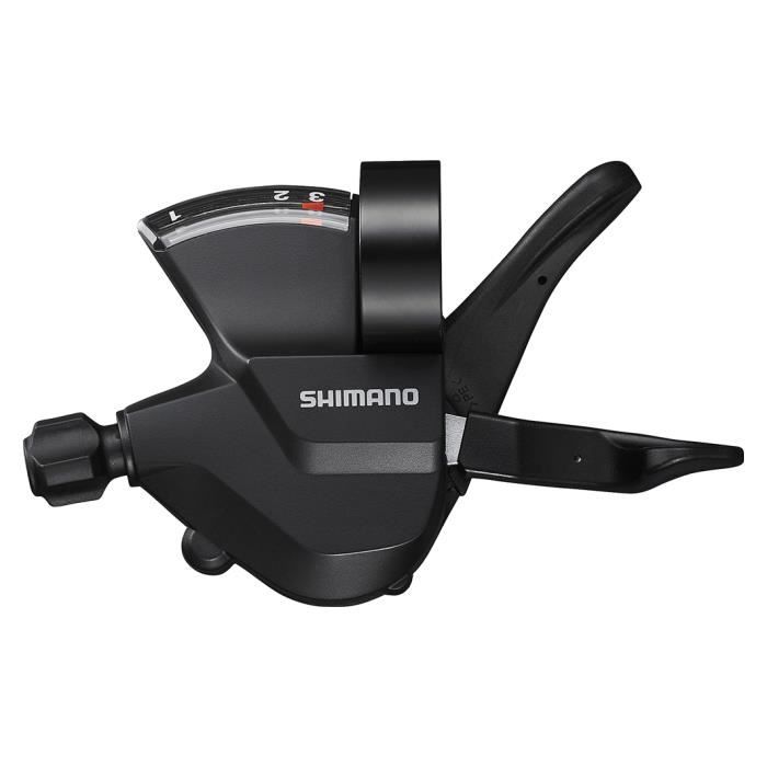 Manette dérailleur arrière gauche Shimano altus sl-m315 rapidfire plus 3ve - noir
