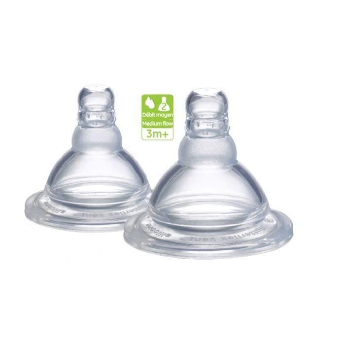 SOPHIE LA GIRAFE Set 2 tétines Mii 3-6 mois