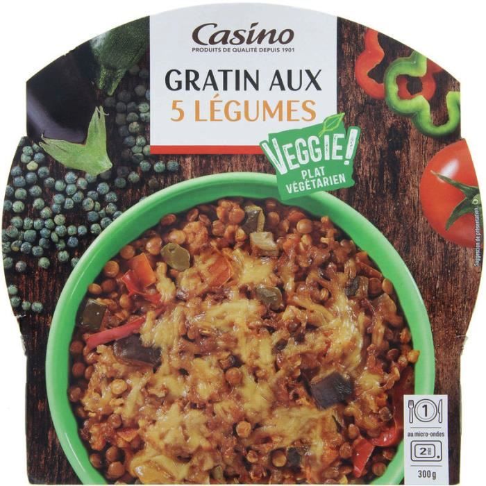 Gratin de 5 légumes - 300 g