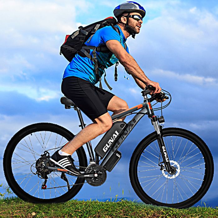 GUNAI GN29 Vélo Electrique 750W Vélo de Ville 48V 15Ah 29*2.1 Pouces Tout-Terrain E-bike 21 vitesses VTT pour adultes