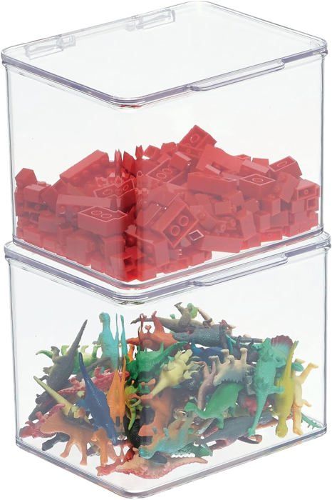 Tube Rangement Jouets Transparent 162 Cm - 4 Niveaux, Gain De Place - Pour Chambre Enfant, Salon, Peluches - 5