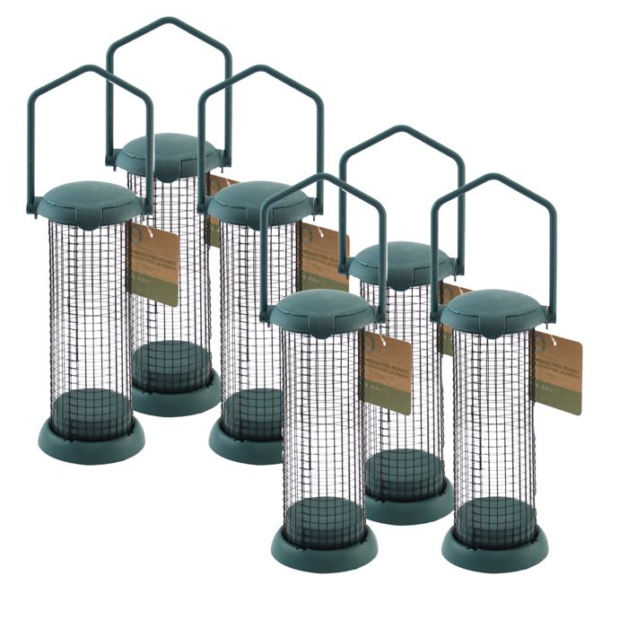 Meilleurs prix pour Lot de 6 mangeoire pour oiseaux à accrocher, mangeoire oiseau avec crochet de suspension