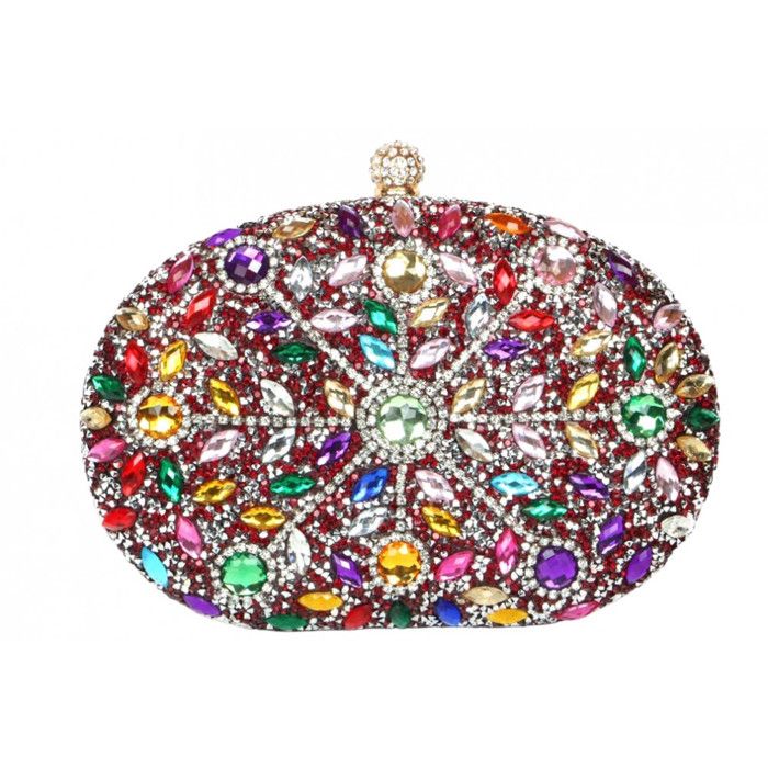 Pochette cérémonie-Nyls Création-Pochette femme Cristal Rouge Doree Sac Clutch Minaudiere Strass Noella - Rouge Pochette cérémonie-Nyls Création-Pochette femme Cristal Rouge Doree Sac Clutch Minaudiere Strass Noella - Rouge