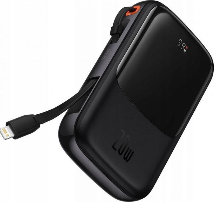 Batterie externe - power bank pour telephone Baseus Powerbank Qpow Pro Overseas Edition 10000mAh 20W noir
