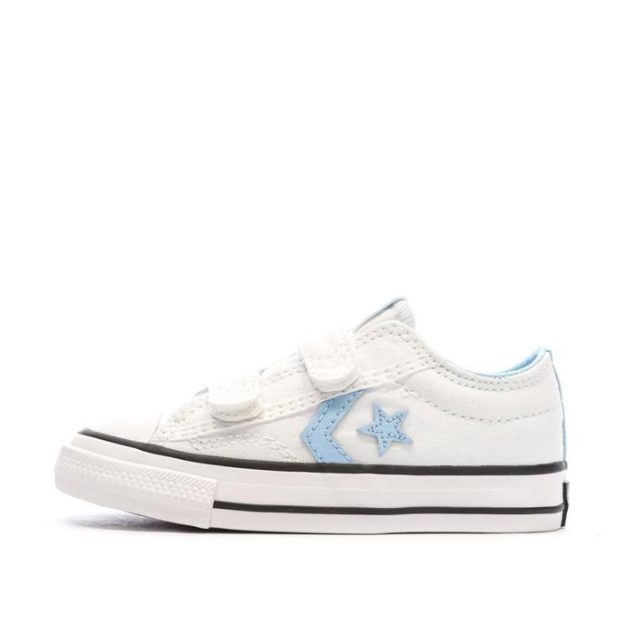 Converse Baskets Blanc/Bleu Garçon Converse Star Player Easy