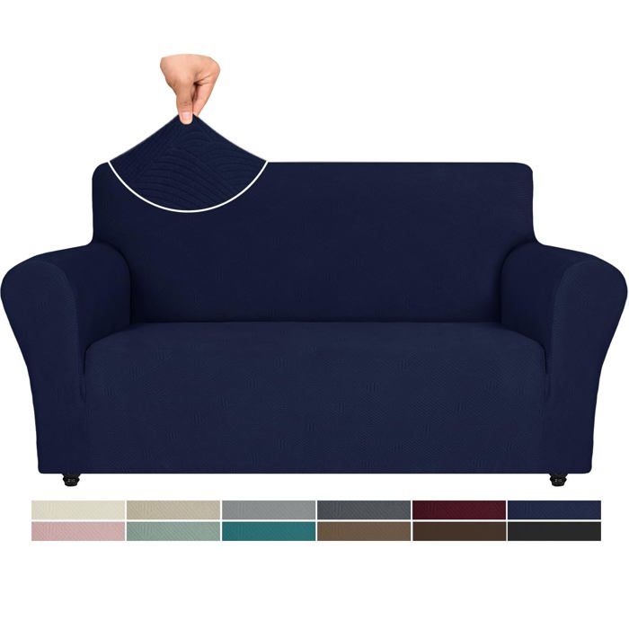 Ystyle Housse Canapé 2 Places Universelle Housse Canape Protection Chat Chiens Griffures Bleu