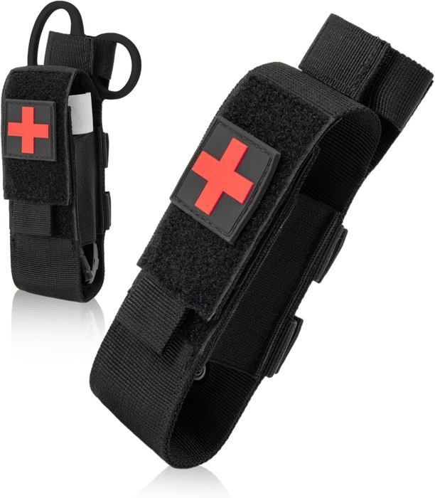Kit Garrot Et Ciseaux Médicaux EMT | Sac Tactique Premiers Secours | Pour Randonnée, Camping, Urgence