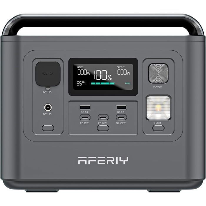Station Énergie Portable - AFERIY - P010 - 512Wh - 800W - LiFePO4 3500+ cycles