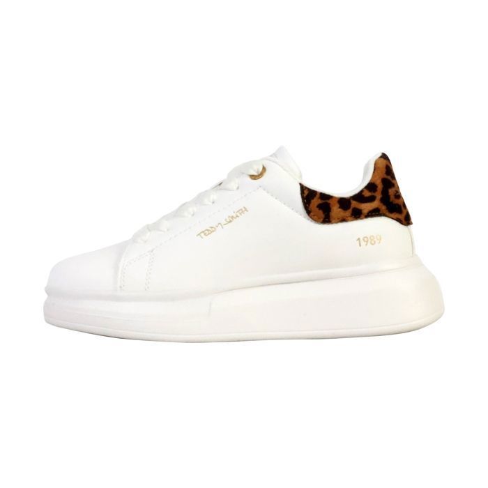 Basket à Lacets Teddy Smith - Camel/Blanc