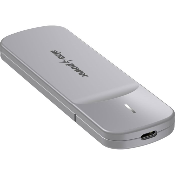 Boîtier Externe SSD M.2 - ALZAPOWER - Space Grey - USB 3.2 Gen 2 - 2 To - Compatible SATA/NVMe