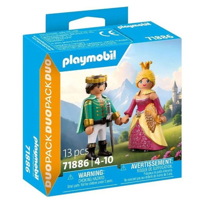 Jeu de construction - PLAYMOBIL - 71886 - Duo Prince et Princesse - Accessoires - Multicolore