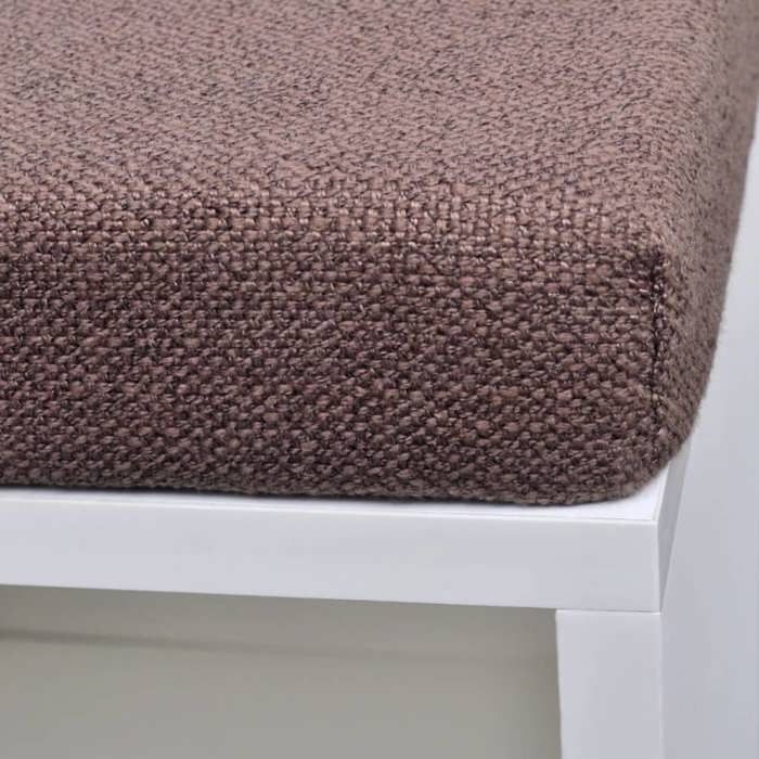 MGH - TOP Banc de rangement à chaussures - Meuble de couloir - 10 compartiments - Blanc MM431