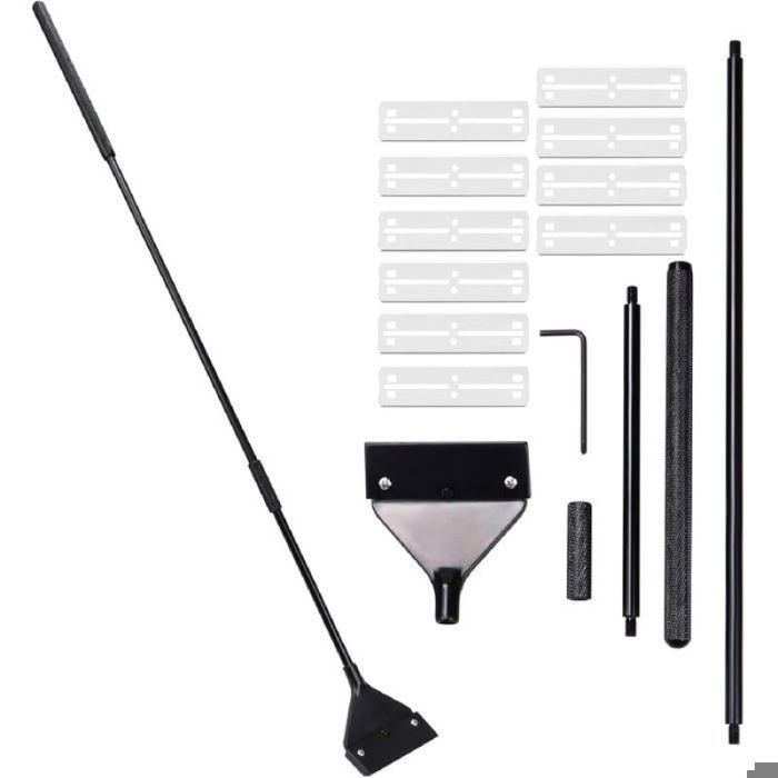 Meilleurs prix pour Nettoyeur De Grattoir AlguesGrattoir À AlguesVitre Grattoir Algues10 Lames pour Nettoyer laquarium en Verre65cm