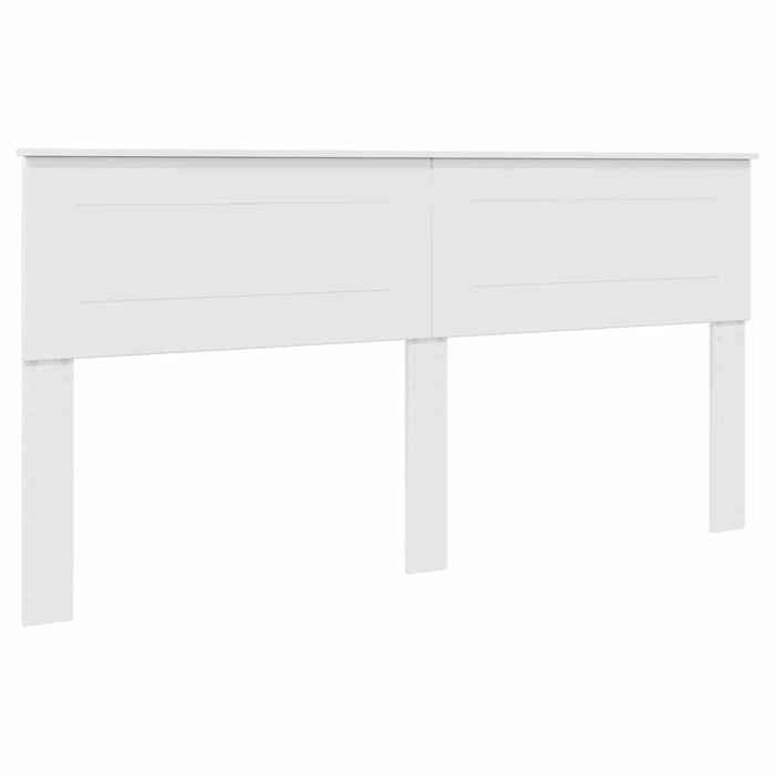 Tête de lit - vidaxl - Blanc brillant - 180 cm - Bois dingénierie - Facile à nettoyer - Durable - Usage intérieur