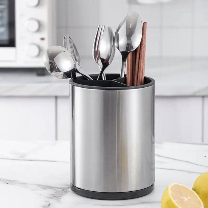 Porte-ustensiles De Cuisine En Acier Inoxydable, égouttoir à Vaisselle