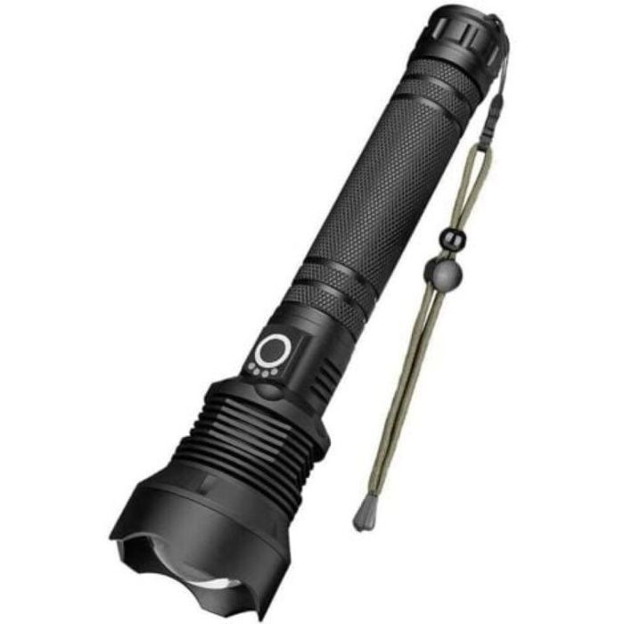Lampe de poche LED en métal lampe de poche puissante avec zoom réglable et lampe de poche étanche