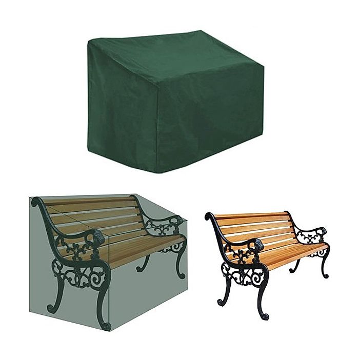 Housse de protection pour banc de jardin - LEESHEN - Imperméable - Résistante aux UV - Polyester Oxford 210D avec maille