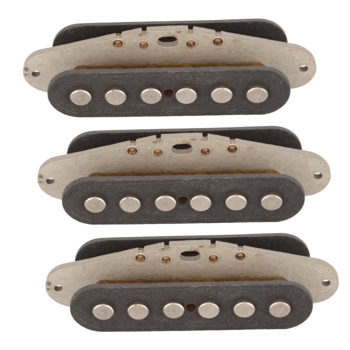 Micro Guitare Électrique à Bobine Simple (Single Coil) Alnico 5 - Pour Position Manche, Milieu Ou Chevalet - Résistance 5-7K