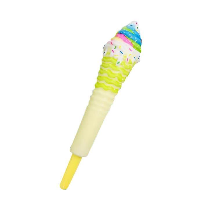 Stylo Jot En Forme De Crème Glacée - Stylo Fun Et Original, Encre Noire, Parfait Pour Les Notes