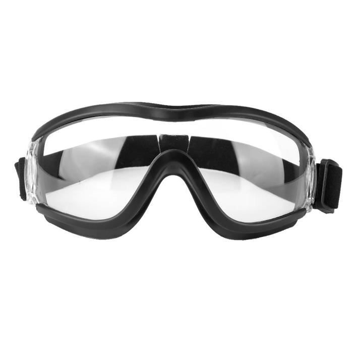 Lunettes De Protection Moto Avec Masque Facial Détachable - Style Harley, Anti-buée, Coupe-vent, UV - Taille Unique Ajustable