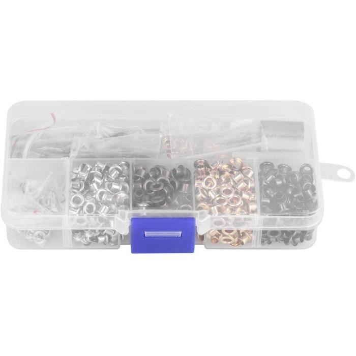 Kit Professionnel D'outils à œillets Avec 300 œillets Métal 3/8" - Poinçon Et Emporte-pièce