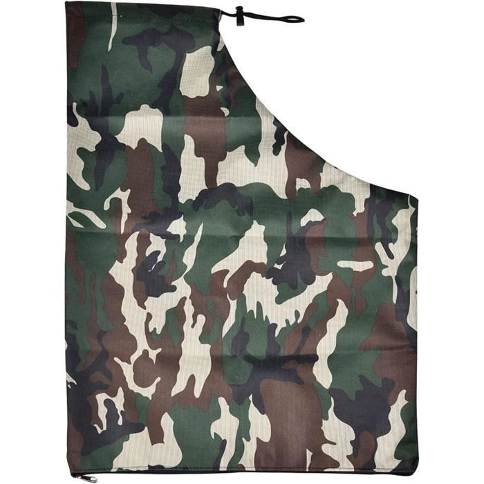 Lot De 3 Sacs De Jardin 125L - Tissu PP Résistant, Pliable - 50x50x50 Cm - Pour Feuilles, Herbe, Déchets Verts - Poignées Renforcées - 9