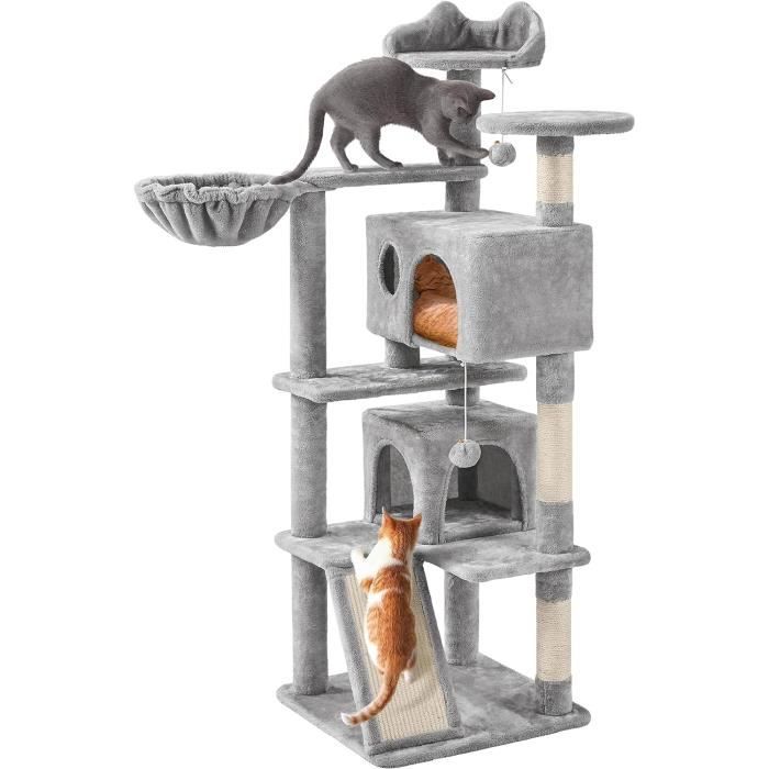 Griffoir Chats 3 en 1 Grattoir Chat Multi-Usages Planche à Gratter pour