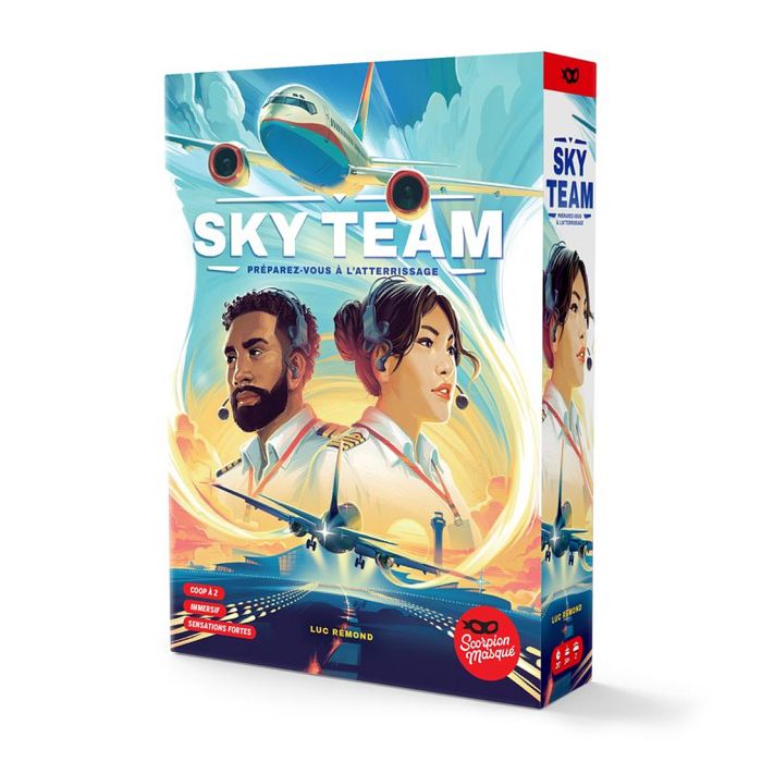 Jeu de stratégie - Sky Team - Blanc - À partir de 10 ans - 2 joueurs - Moins de 30 min