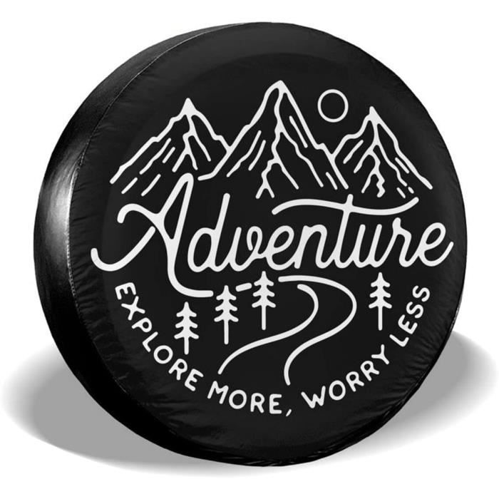 Île Gecko Lézard Psychédélique Lumineux Housse Pour Roue Pneu Durable