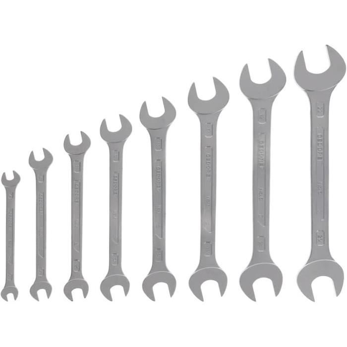 2 Clés Plates Fines 5mm En Acier Inox 30Cr13 - Angles 15° Et 75°, Pour Espaces Serrés