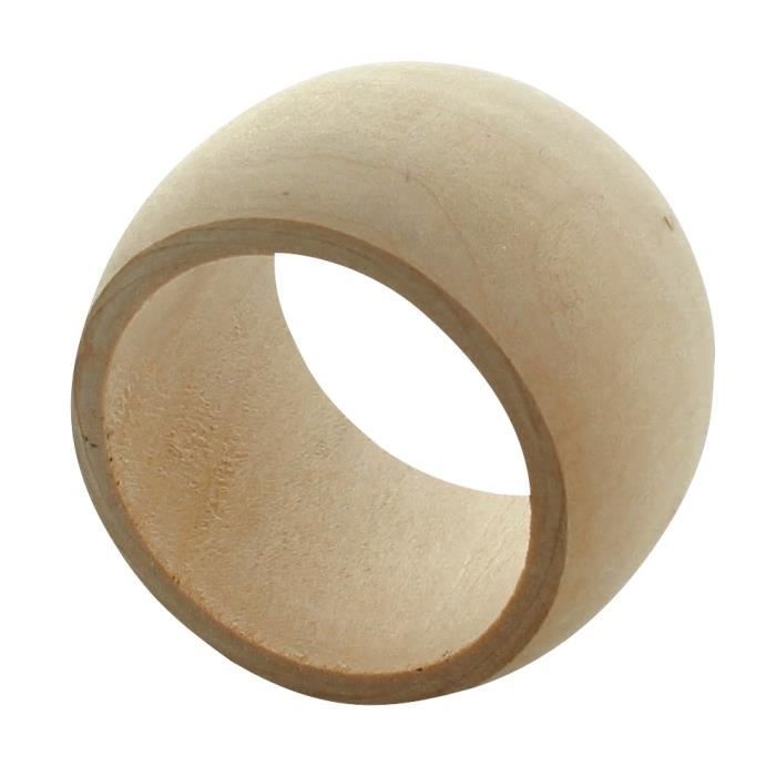 Petit Rond de Serviette en Bois naturel - Cdiscount Maison