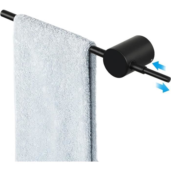 Porte-Serviettes Réglable 40-66cm - Acier Inox SUS304 Or Brossé Pour SDB