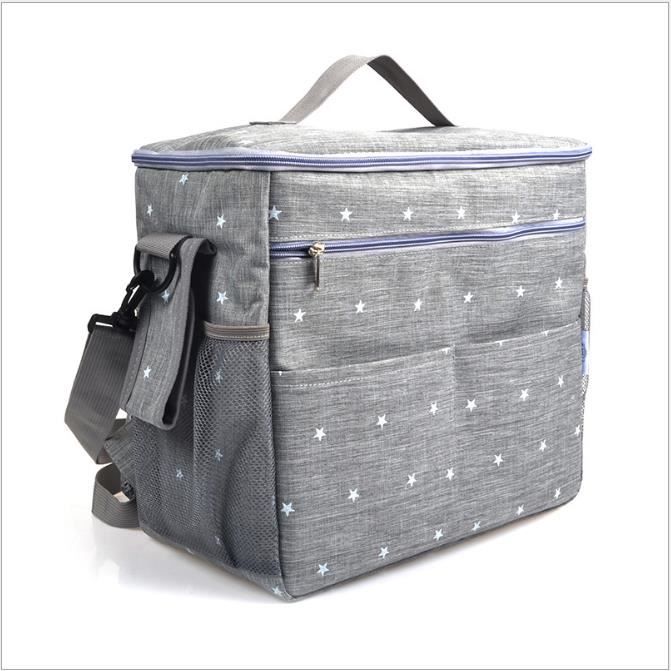 Sac à Main Langer Bébé Maman pour Promenade Voyage - Gris - Bébé