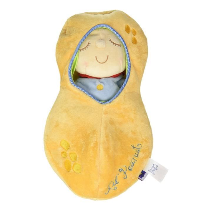 Doudou Douce Pour Bebe Cacahuete Jaune Cdiscount Puericulture Eveil Bebe
