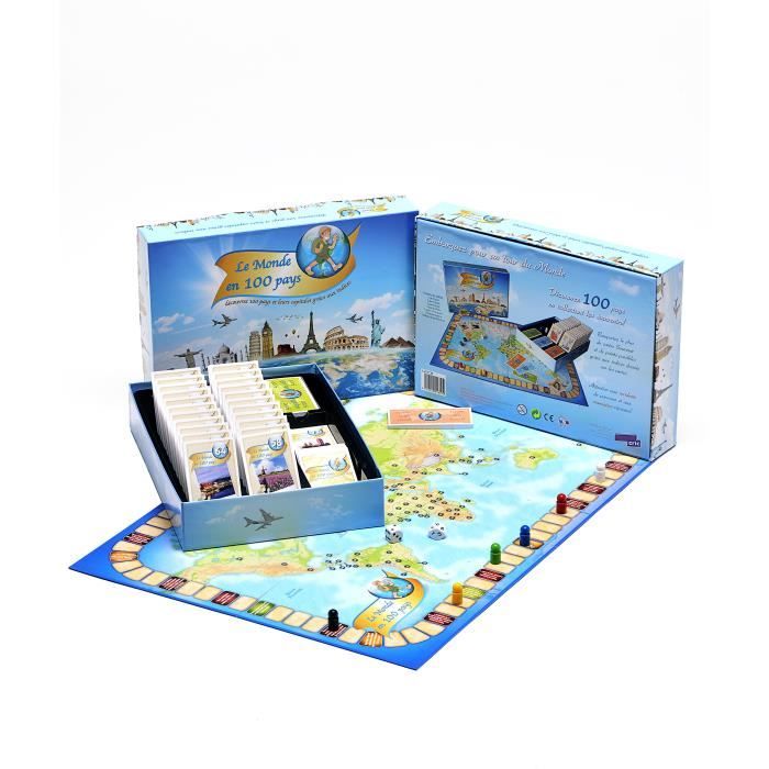  Le  monde  en 100 pays Cdiscount Jeux  Jouets