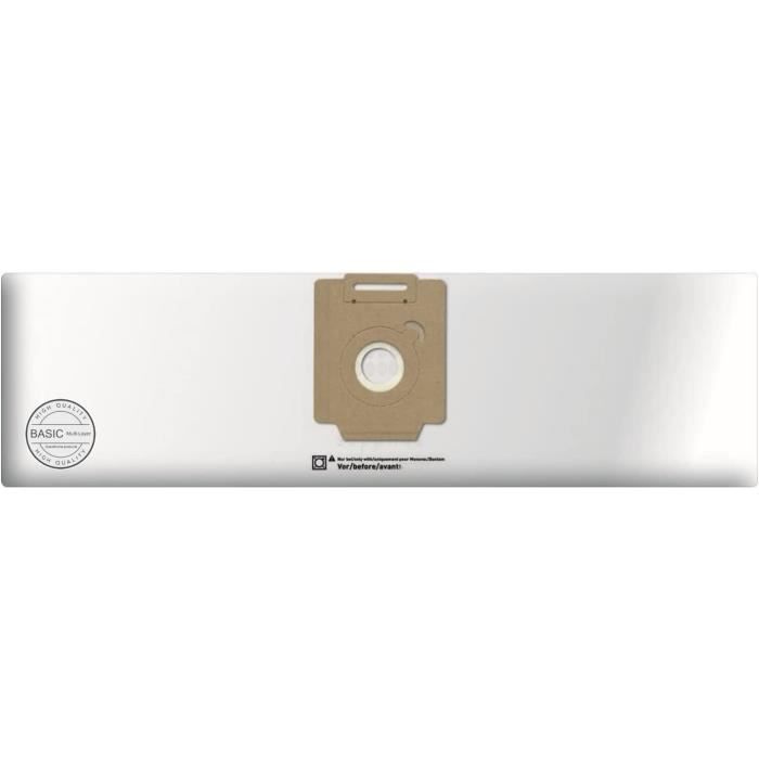 Distri+ - Borsa per aspirapolvere compatibile Reima, Fiorentini Silent Baby - Wetrok Bantam 6, Bantam 9, Monovac 6, Duovac 6. - Confezione da 10 sacchetti di carta