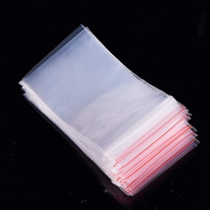 500 Sachets Plastique Transparentes,Sachet Plastique Bonbon,Sacs En