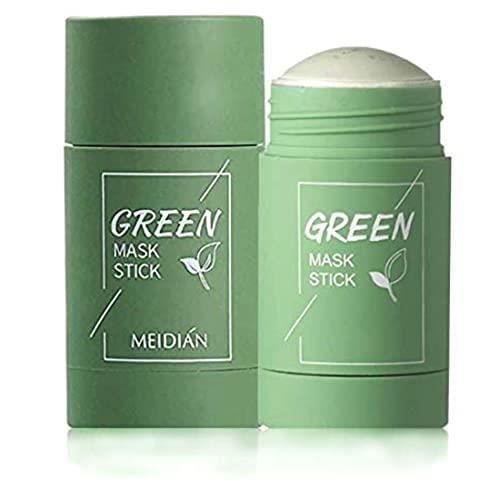 2 Packs Green Mask Stick, Masque Point Noir Visage Green Acne Stick Au ...