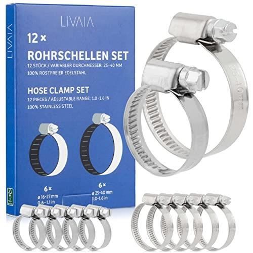 Lot 10 Colliers De Serrage Inox 25-40 Mm Écrou Oreilles Rouge - Pour Piscine, Lave-linge, Voiture - Ultra-Résistant
