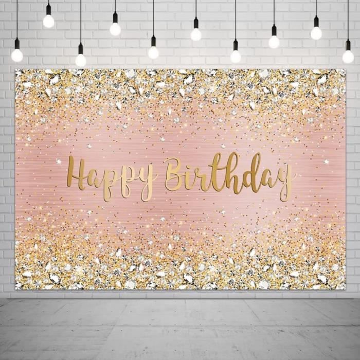 Cyan Glitter Balloon Bokeh Toile de fond pour la fête d'anniversaire