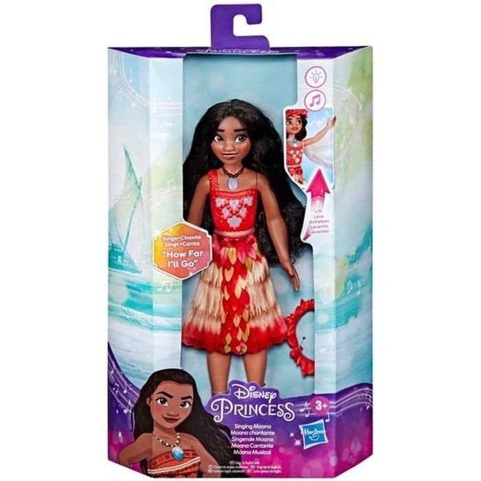 Poupee Disney VAIANA MOANA son et lumiere vaiana chantante Cdiscount Jeux Jouets