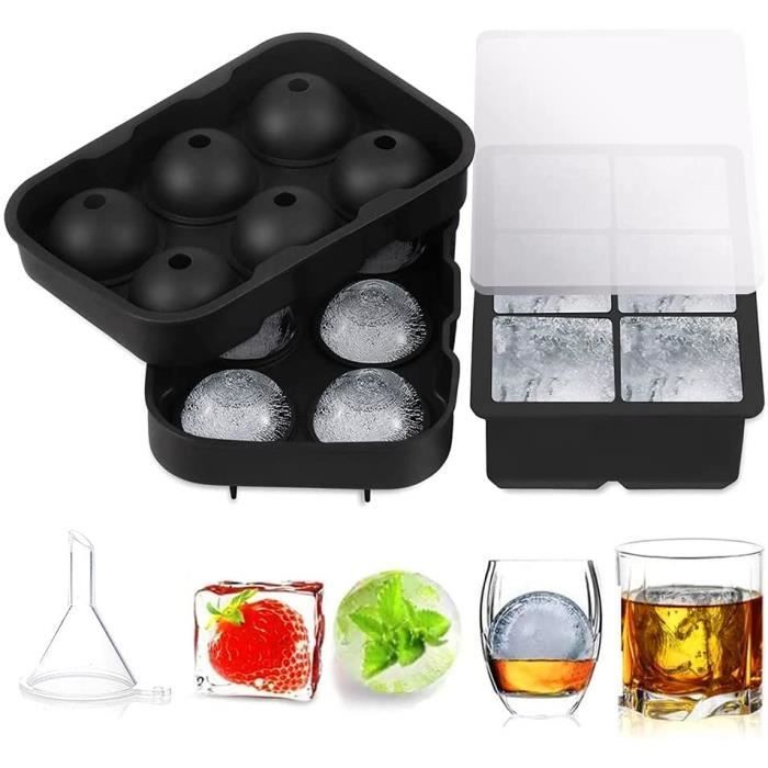 Bac à Glaçons En Silicone Avec Couvercle Dellyy - Sans BPA, Réutilisable, Pour Boissons Et Nourriture Bébé - Rose