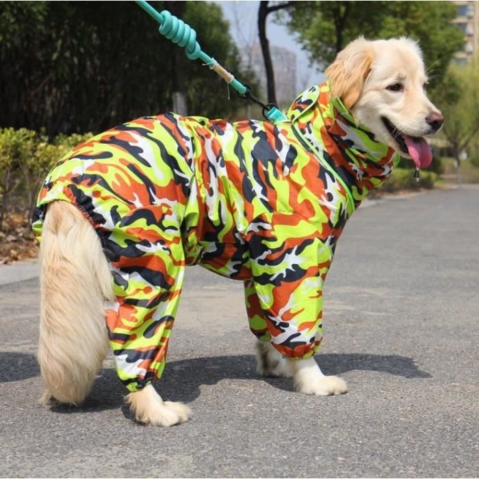 Manteau Blouson Grand Chien Impermeable Vetements Impermeable Combinaison De Pluie Pour Grand Moyen Petits Chiens Type Camo 24 Achat Vente Manteau Grand Chien Impermeable Veteme Cdiscount