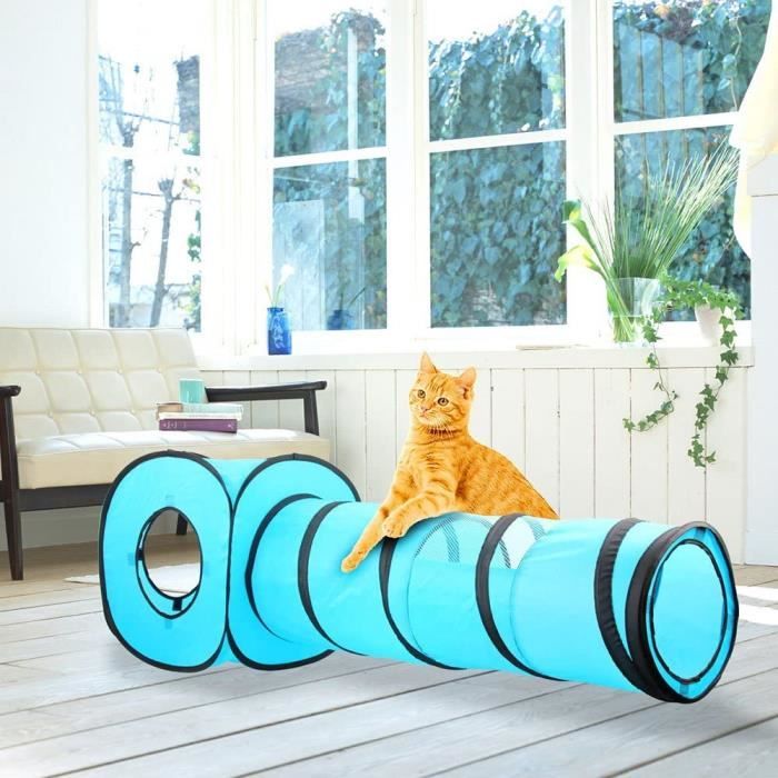 Pawise Cat Toys Tunnel Pour Chat Et Chat Cube Pop Up Pliable Chaton Interieur Ou Exterieur Jouets Cdiscount Jeux Jouets