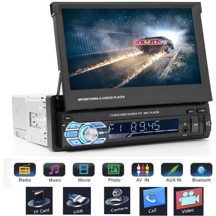 Autoradio 2DIN DVD GPS USB Bluetooth - autoradio double din 7\
